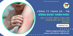 bệnh thận ảnh hưởng đến da
