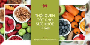 thói quen tốt cho thận