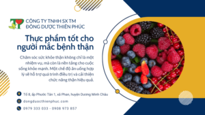 thực phẩm tốt cho thận