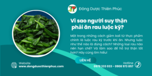 rau luộc kỹ