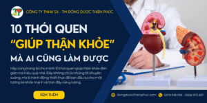 thói quen tốt cho thận