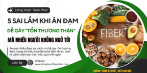 sai lầm khi ăn đạm