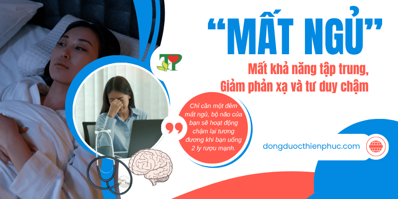 mất ngủ ảnh hưởng não như thế nào