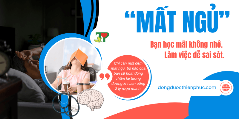 mất ngủ ảnh hưởng não như thế nào