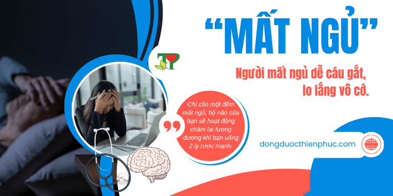 mất ngủ ảnh hưởng não như thế nào