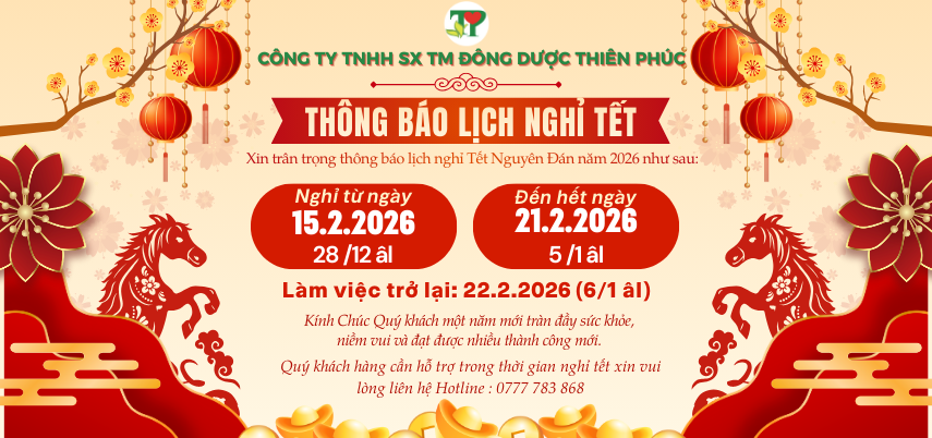thông báo nghỉ tết nguyên đán 2026