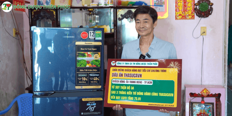 Chú Hưng - suy thận mạn giai đoạn 3A